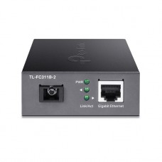 TP-Link 10/100/1000 Mbps RJ45 to 1000 Mbps Single-mode SC WDM Bi-Directional Fiber Converter